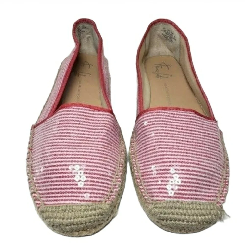 Franco Sarto Espadrille Flats A-Whip Sz 7.5M